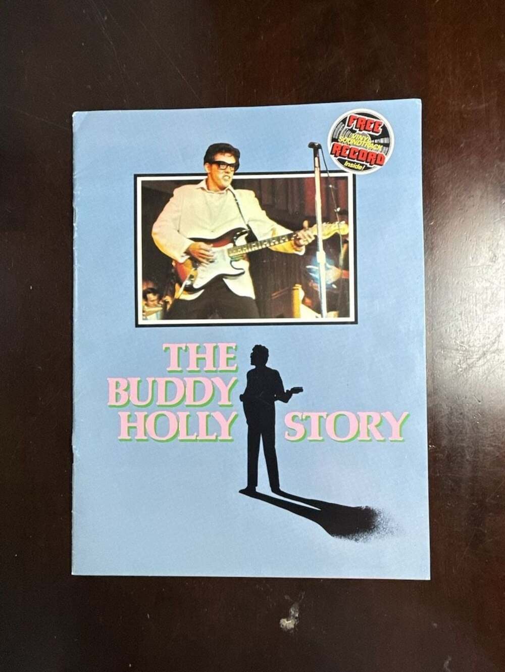 1978 The Buddy Holly Story Movie Souvenir Program with Original Flexi Record